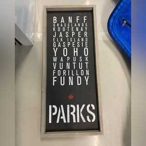 National parks wall art